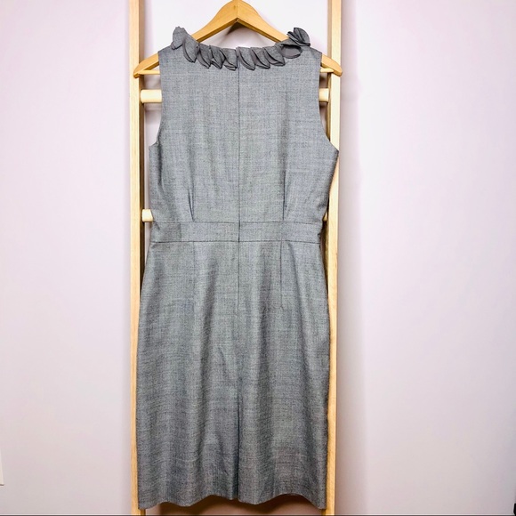 Banana Republic Sleeveless Ruffle Wool Blend Dress - Picture 12 of 12